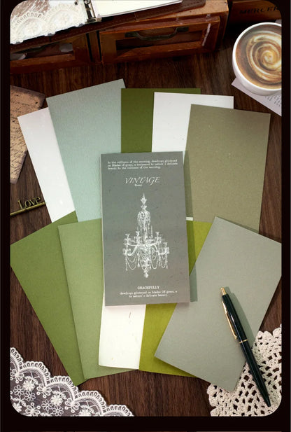 30pcs/lot Memo Pads Material Paper The Barren Dream Junk Journal diary Scrapbooking Cards Background Decoration Paper