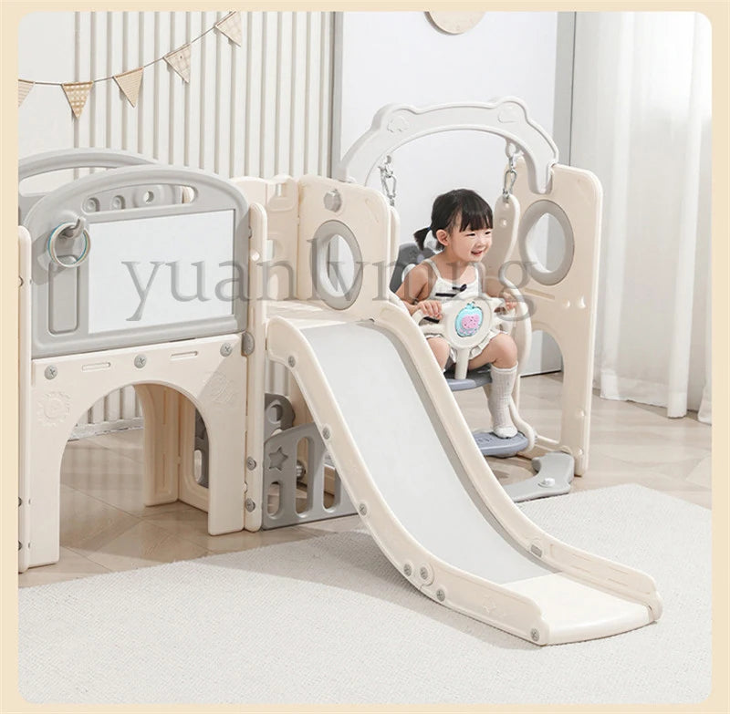 Multi-Function Children's Swing And Slide Set Baby Climbing Activity Toy Home Play Area for Kids