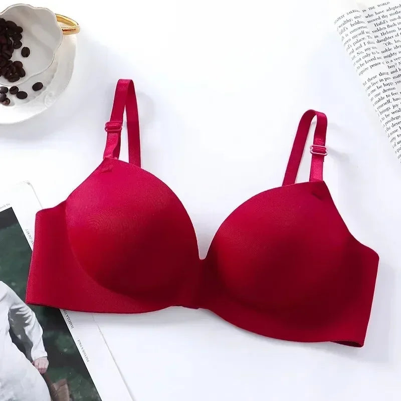 Women Seamless Bra Sexy Push Up Bralette No Wire Girls Students Breathable Lingerie Fashion 3/4 Cup Wireless Female Lingerie