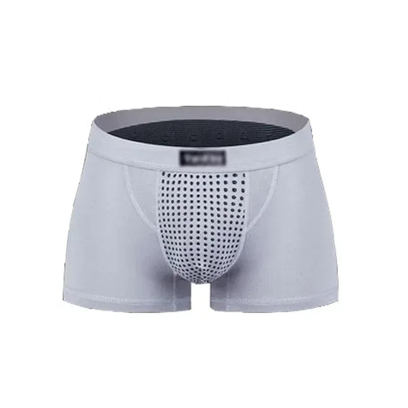 2026 Upgraded Men's Magnetic Therapy Boxer Briefs 22 Grade Magnets Acupoint Aligned Health Underwear L 6XL Blood Flow Support