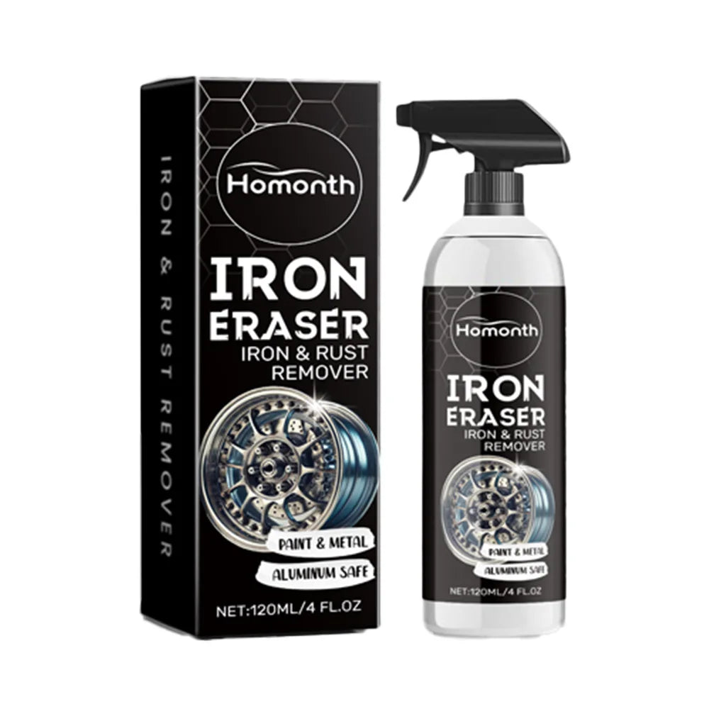 Rust Remover Spray Penetrating Lubricant Rust Converter for Wheels Brake Parts Restore Metal Car Detailing