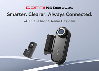 DDPAI N5 Dual 4K HDR Dash Cam Front Rear AI NightVIS Camera WiFi 6 GPS ADAS Voice Control 24H Parking Mode Car DVR