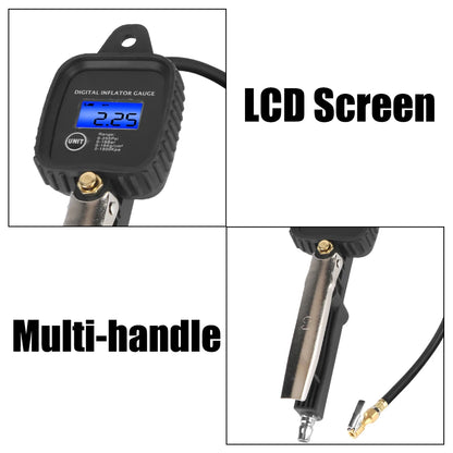Digital Display Tire Pressure Gauge Auto Accessories High-precision Monitoring Inflation Gun Universal Car Tire Manometro
