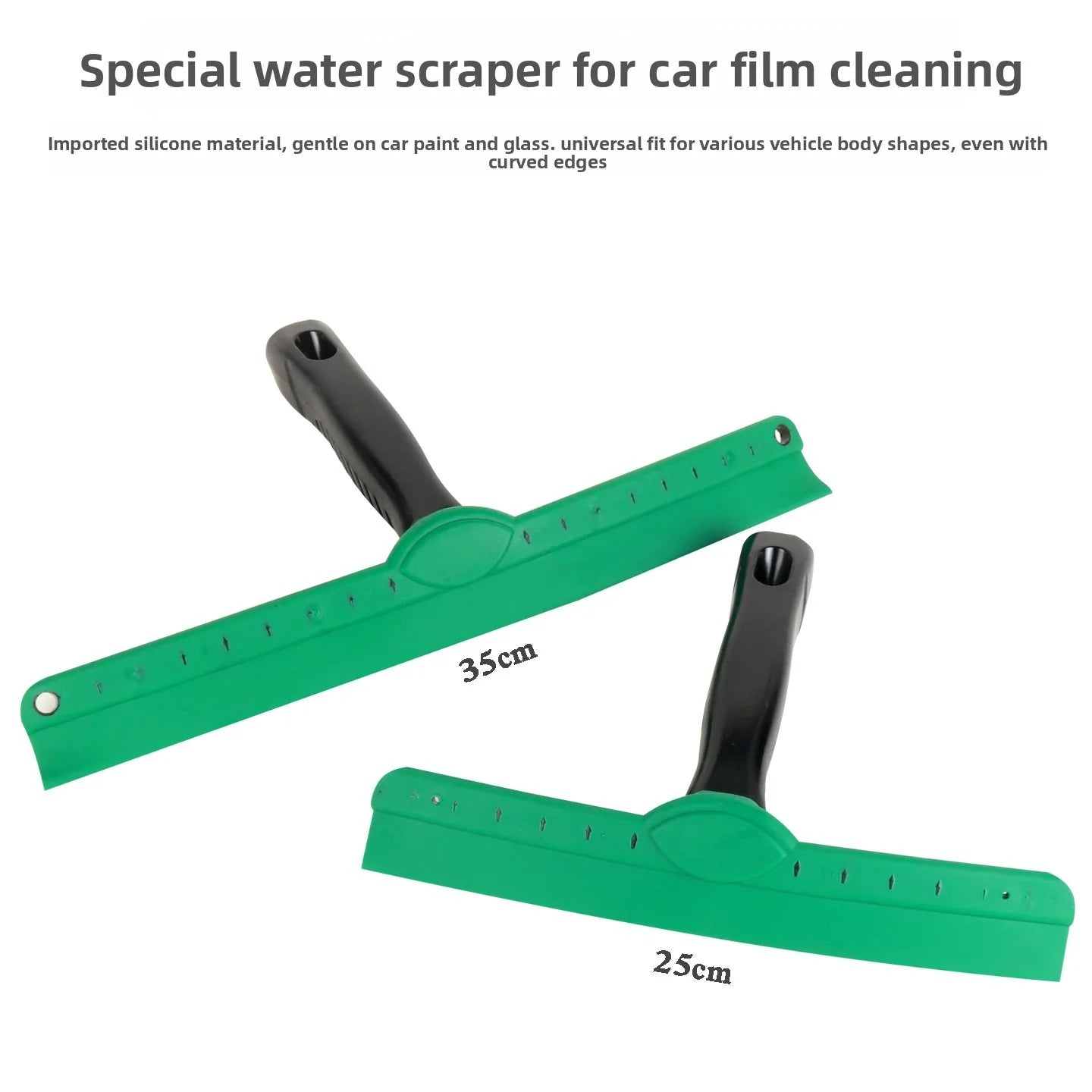 TOFAR Silicone Water Squeegee Car Cleaning Window Tinting Wrap Tool Windshield Glass Water Wiper PPF Scraper Soft T-Shape Shovel