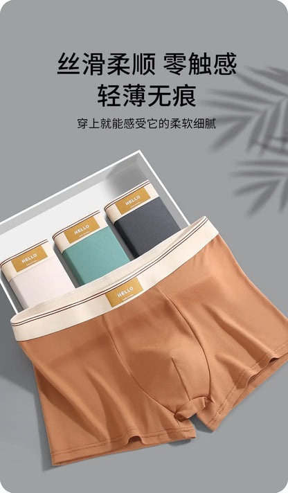 Underwear Man 2025 briefs mid-waist quadrangle pants loose XXXXL underpants men's boxer briefs confirtable clothing
