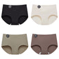 Falllsweet 4Pcs/Set Seamless Silk Briefs For Women Mulberry Silk Panties Comfortable Underpants Soft Lightweight Underwear M-2XL