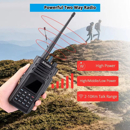 Ailunce HD1 DMR Walkies Talkies Long Range Walkie Talkies Portable Radio FM Communication Emergency Radio Ham Radio Station GPS