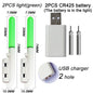 Electronic Fishing Light CR425 3.6V Battery USB Charge Rod Sense Strike Indicator LED Stick Pesca Tackle Night Bright Flash Lamp