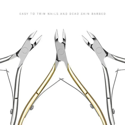 Nail Cuticle Nipper Products Wholesale Nail Removal Dead Skin Stainless Steel Special Beauty Pliers Nail Groove