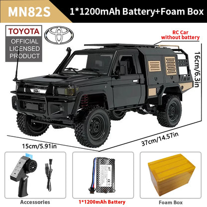 ZWN MN82 MN82S LC79 1/12 Full Scale RC Pickup Short Truck 4WD Remote Control Climbing Off-road Car Toys for Kids Christmas Gifts