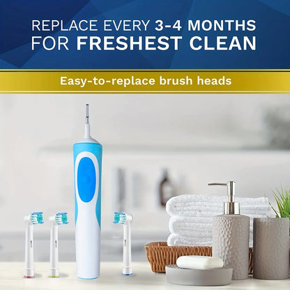 4/12/16/20 Pcs Replacement Toothbrush Heads Compatible with Oral-B Braun Professional Electric Toothbrush Heads Brush Heads