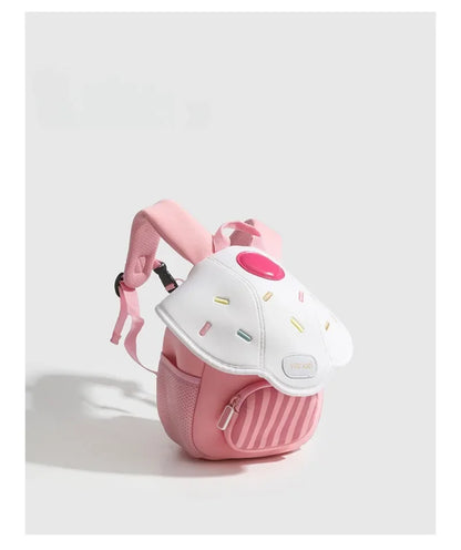 2025 New Mini Cute Mushroom Baby Backpack Kindergarten Popular Children's Small Camping Bag Pink Princess School Backpack Girls