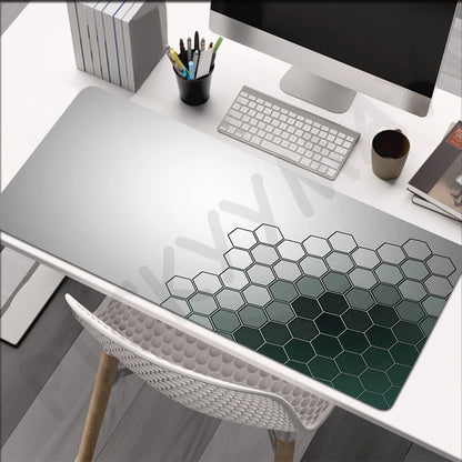 Large Gaming Mousepads Mouse Pad Computer Mousepad Geometric Mouse Mat 90x40cm Desk Pads For PC Keyboard Mats Table Rug