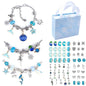 Charm Bracelet Making Kit DIY Jewelry Making Supplies Beads Unicorn Mermaid Crafts Handmade Gifts Set  for Girls Teens Age