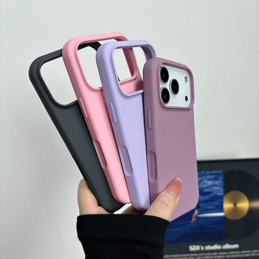 Liquid Silicone Magnetic Phone Case For iPhone 17 Air 16 13 15 14  Pro Max Plus for Magsafe Shockproof Protective Cover Funda