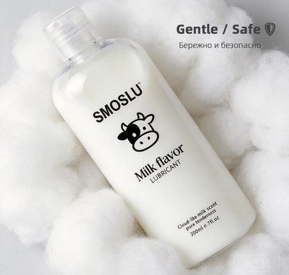 SMOSLU Creamy Milk Scent Water-based Lubricant – Silky Long-Lasting Lubrication for Vaginal & Anal Play – Gentle
