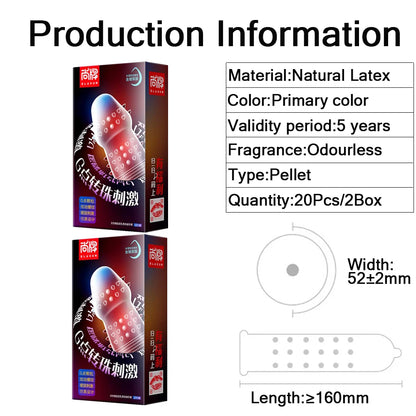 Elasun Condoms Delay for Men with Mustache Mutual Climax Orgasm Ribs Penis Sleeves for Men Delay Ejaculation G Spot Sex Toy