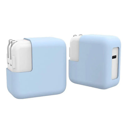 Portable Silicone Power Adapter Case Shockproof Anti-drop Elastic Cover 30W/45W Dust-proof Charger Case for MacBook