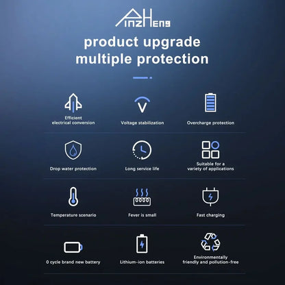PINZHENG Real High Capacity Battery For iPhone X XR XS Max 12 13 Mini Pro Max 11 Pro Max Replacement Bateria Warranty One Year