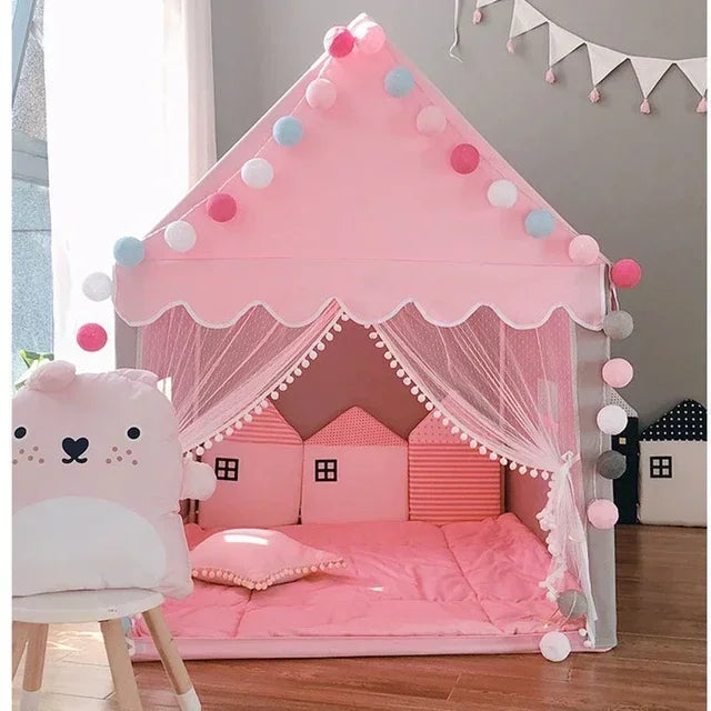 Baby Play Tent Children's Indoor Home Game House Girl Entertainment Small House Outdoor Amusement Park Playing Game Tent Toy Set