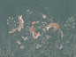 custom Animal floral American wallpaper for children's room Nordic boys and girls bedroom warm Milu deer wall paper wall cloth