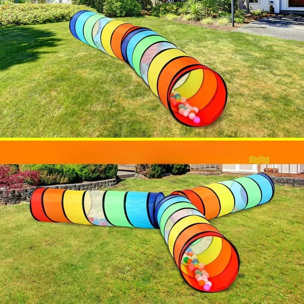 Long crawling passage ideal for small pets outdoor activity, durable play tunnel for daily entertainment.