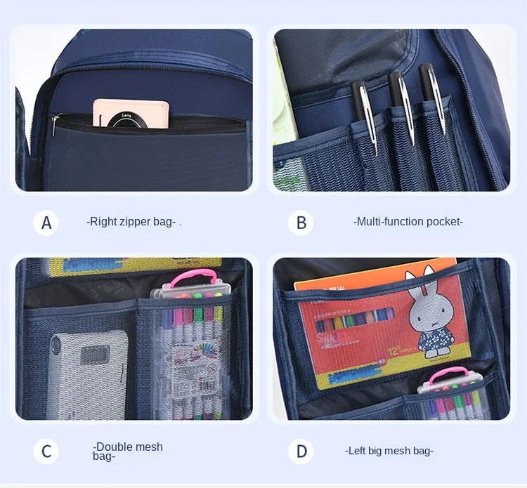 Waterproof Children School Bags for Boys Kids Backpack Primary Orthopedic School Backpacks Book Bags Schoolbag Mochila Infantil
