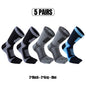 1/3/5 Pairs Toe Sport Short Socks Man Thick Compression Mesh Endurable Fitness Bike Run Outdoor Basketball Travel 5 Finger Socks