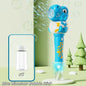 Cartoon Dinosaur Giraffe Bubble Blowing Machine for Children, Fully Automatic Handheld Bubble Stick, Luminous Bubble Toy