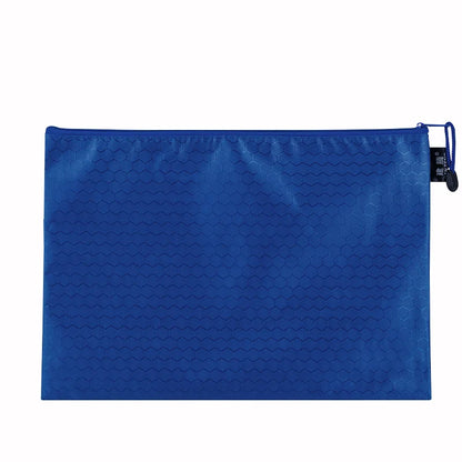 A4 Waterproof Canvas File Folders Football Pattern Thick File Bag Student Teacher Document Bag Business School Supplies