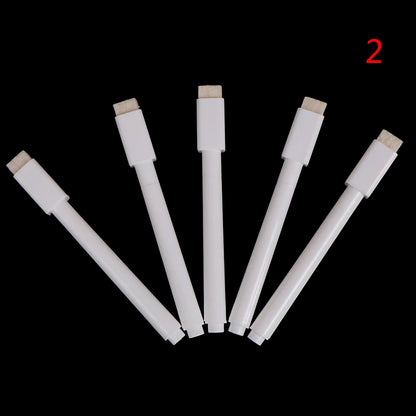 5Pcs  Erasable White Liquid Chalk Pen/Marker For Glass Windows Chalkboard