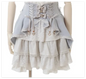Japanese Liz Skirt High Waist Thin Kawaii Cute Bow Lolita Skirts Women Summer New Elastic High Waist Ruffle Short Pleated Skirt