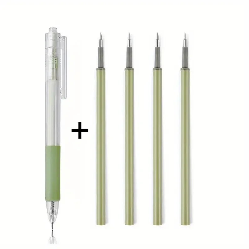 1+4PCS/5PCS Pen Knife Mini Pressing Engraving Pen Ins Mini Account Sticker Art Knife Paper Art Knife Pen Cutting Paper Knife