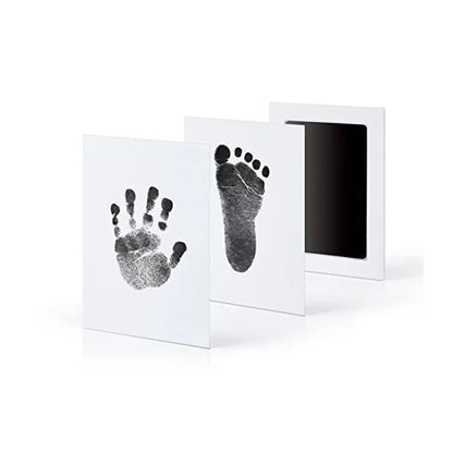 Newborn Baby DIY Hand And Footprint Kit Ink Pads Photo Frame Handprint Toddlers Souvenir Accessories Safe Clean Baby Shower Gift