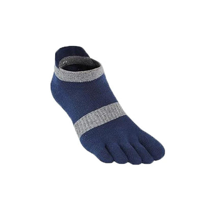 Large Plus Size Toe Socks Sport Mans Mesh Breathable Compression Sweat-Absorbing Fitness Elastic Five Finger Ankle Socks Student