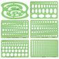 Jewelry Design Template Diamond Gemstone Drafting Ruler Kit Formwork Rulers Professional Designer Tools Supplies T-777-1 T-777-2