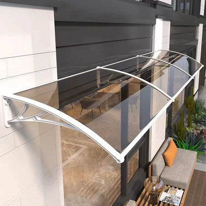 Window Awning Door Canopy 60x60 80x80 60x100 Window Awning Overhead Modern Polycarbonate Cover Outdoor Front Porch Patio Canopy