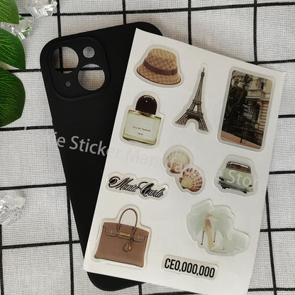 personal phone case dome epoxy sticker silicon resin ipad label popular decorative crystal gel logo jelly cute DlY glass shapes