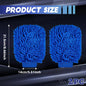 Microfiber Car Wash Cloth Gloves Automotive Double-sided Cleaning Drying Towels Thicken Chenille Vehicle Window Glass Supplies