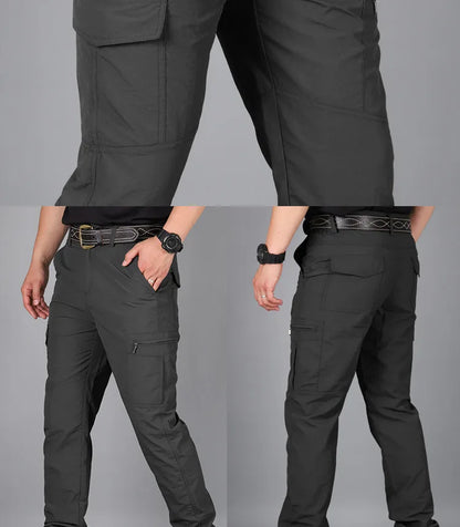 Male Cargo Pants Men Army Military Tactical Pants Streetwear Jogger Trekking Hiking Mountain Work Tourism Trousers Slim Fit