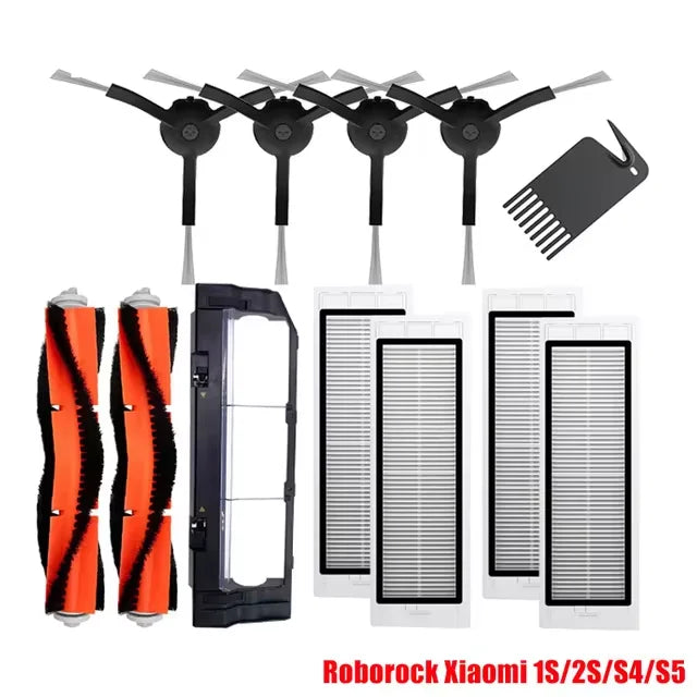 For Xiaomi Mi Robot Vacuum Cleaner 1st gen / 2 / 1S, SDJQR01RR SDJQR02RR SDJQR03RR Roborock E4 E5 S4 Max Main Side Brush Filter