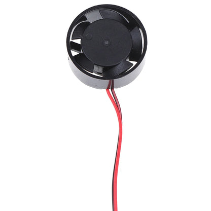 25.5x10mm 5V 9V 12V 24V Round Mini Cooling Fan for LED Lamps Computer Radiator