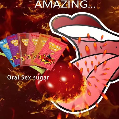 20Pcs Sex Toys Couples Women Oral Sex Candy Blowjob Popping Flirting Men Blowjobs Stimulate Enjoy Fire Ice Feeling Blowjob Toy