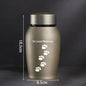 2025 Stainless Steel Dog Ashes Urn Dog Cat Bird Mouse Cremation Ashes Urn Pet Souvenir Jar Sealed Funeral for Dogs Supplies