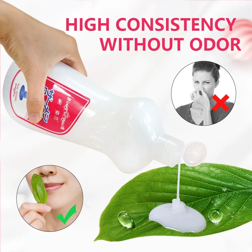 500ml 300ml 200ml Simulated Semen Lubricants For Couples penetrate Vagina Anal Adult Sex producat Milky White anal sex gay
