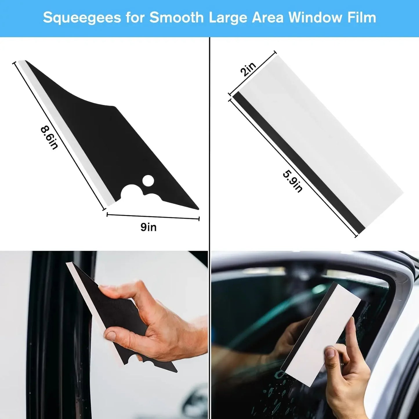 18/45/65pcs Window Tint Kit for Cars Vehicle Glass Protective Film Wrapping Set Vinyl Wrap Tools Window Tint Tools Car Film Kit