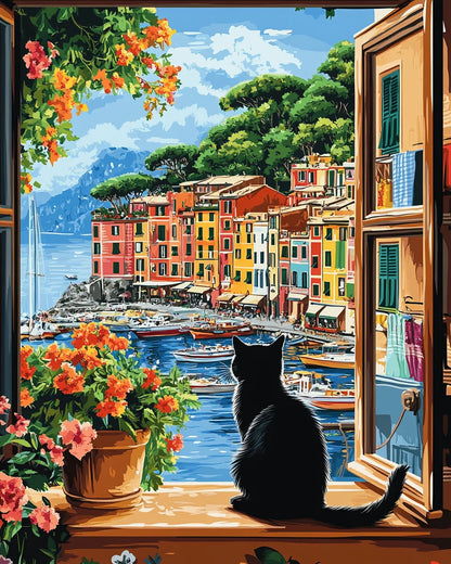 RUOPOTY Frame Painting By Numbers For Adults Landscape Diy Gift Wall Art Picture On Numbers For Home Decors Artwork