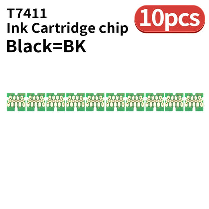 1set~50set T741X-T7414 T7411 T741X Ink Tank Chip For Epson SureColor F6200  F6270 F7270 F9270 F9300 F9330 F9340 F9360 F9370 CHIP