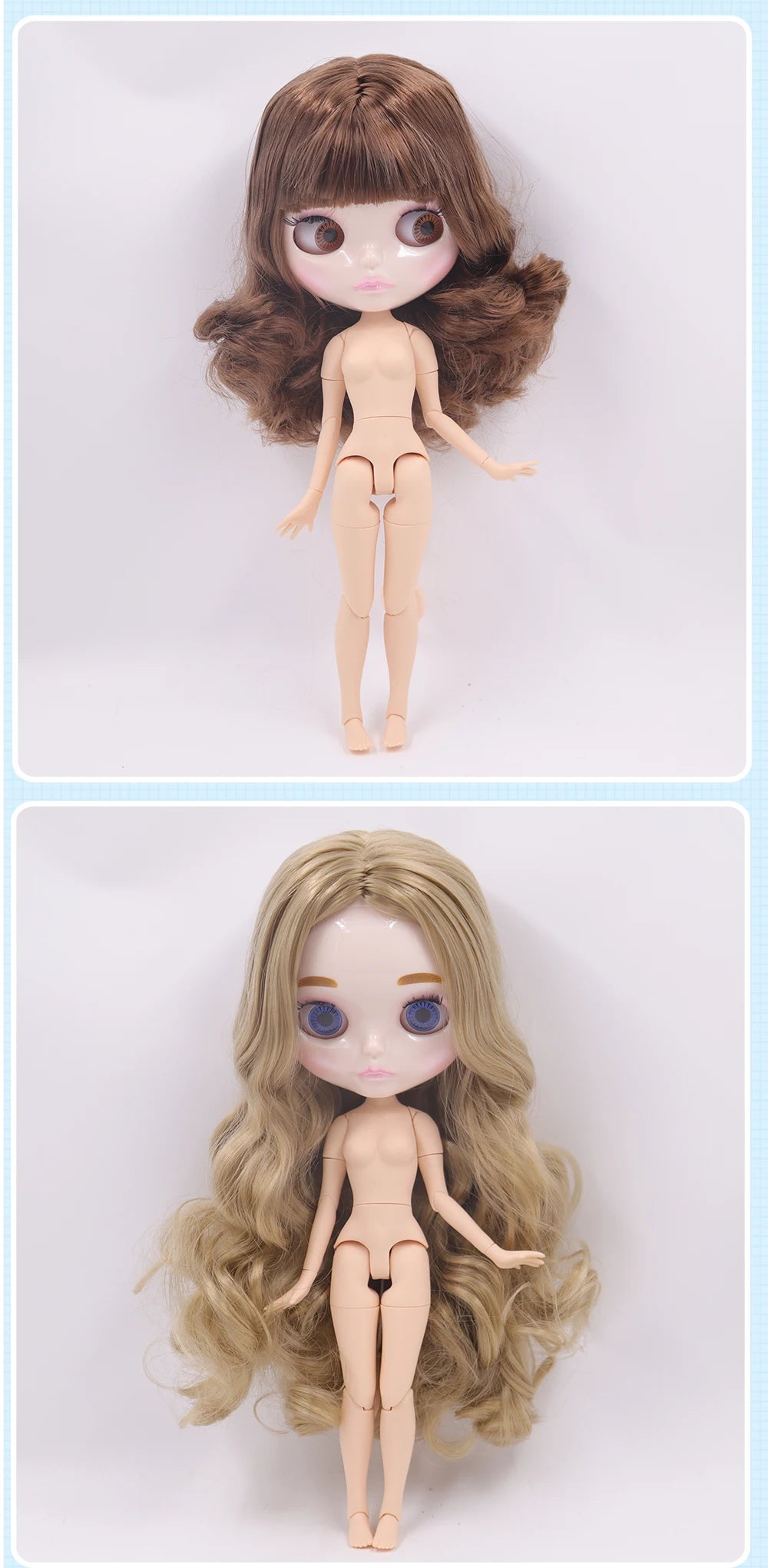 ICY DBS Blyth Doll 1/6 Joint Body 30CM BJD toys Natural shiny face with extra hands AB DIY Fashion Dolls girl gift