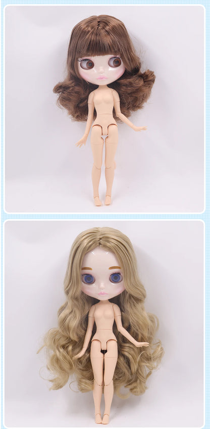 ICY DBS Blyth Doll 1/6 Joint Body 30CM BJD toys Natural shiny face with extra hands AB DIY Fashion Dolls girl gift